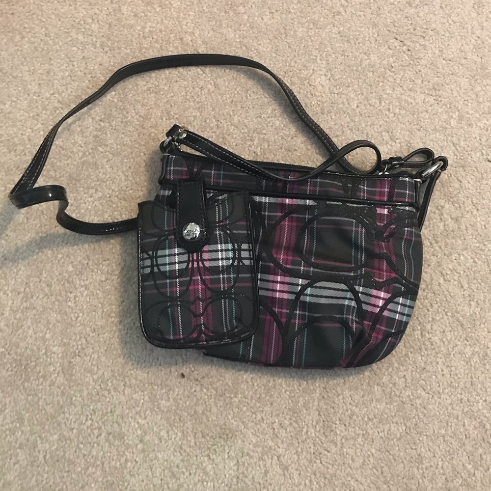 Coach purse and phone holder